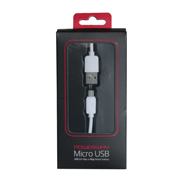 Powerway Micro USB Hızlı Şarj Kablosu 1M SM03