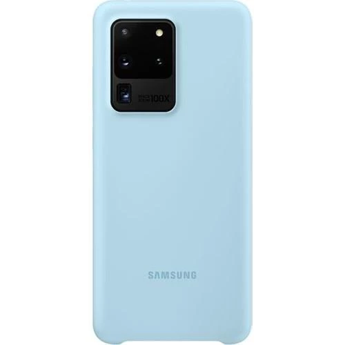 Galaxy S20 Ultra ile Uyumlu Silikon Kılıf Mavi EF-PG988TLEGWW - 1