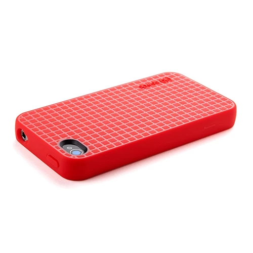Speck iPhone 4S/4 ile Uyumlu PixelSkin HD Silikon Kılıf Kırmızı - 2