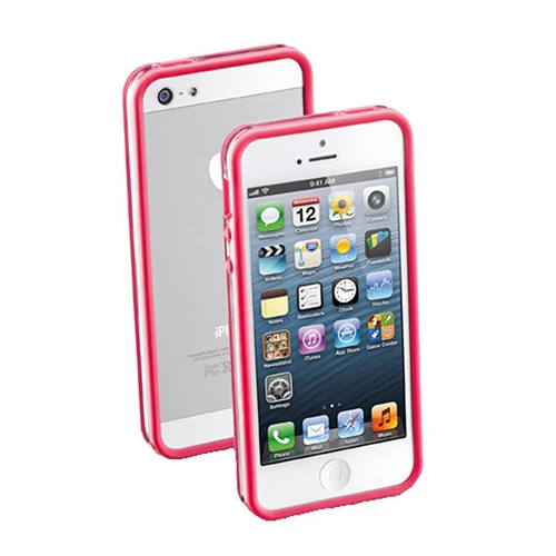 Cellular Line iPhone SE/5S/5 ile Uyumlu Bumper Kılıf Pembe BUMPERIPHONE5P (Out) - 2