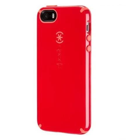 Speck CandyShell iPhone SE/5S/5 ile Uyumlu Sert Kılıf Kırmızı Pembe SPK-A2947