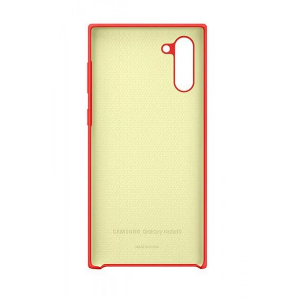 Galaxy Note 10 ile Uyumlu Silikon Kılıf Kırmızı EF-PN970TREGWW - 3