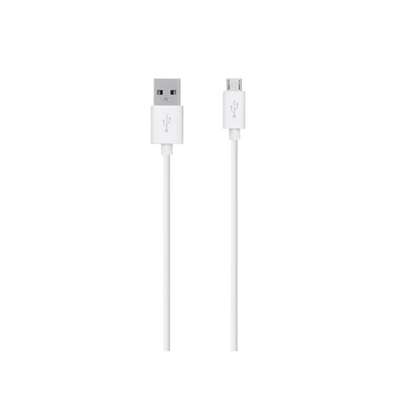 Belkin F2CU012bt2M-WHT Micro Usb Şarj Ve Senk. Kablosu 2m Beyaz