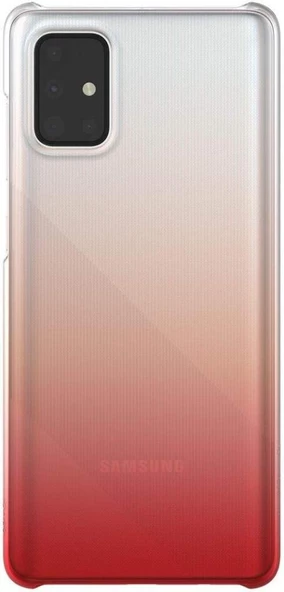 Galaxy A51 ile Uyumlu Koruyucu Kılıf Kırmızı GP-FPA515WSBRW - 1