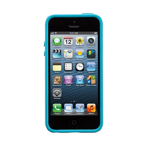 Speck CandyShell iPhone SE/5S/5 ile Uyumlu Sert Kılıf Beyaz Mavi SPK-A1813 - 3