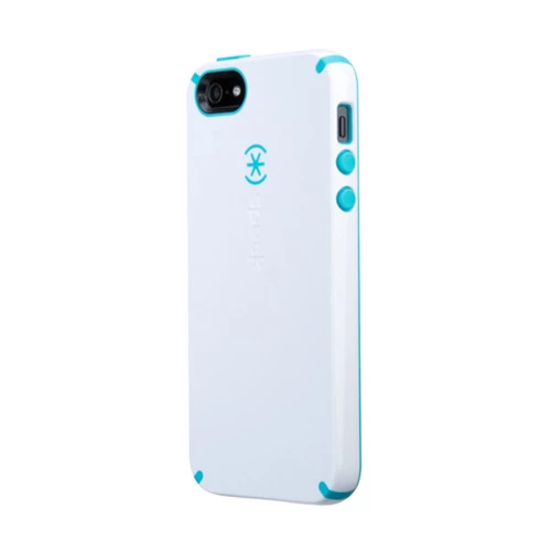 Speck CandyShell iPhone SE/5S/5 ile Uyumlu Sert Kılıf Beyaz Mavi SPK-A1813 - 2