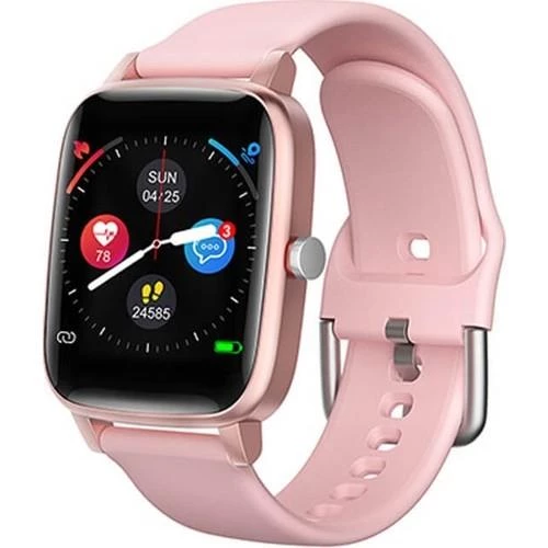 Everest Ever Watch EW-511 Android/ıos Vücut Isı Göstergeli Akıllı Saat-Pembe