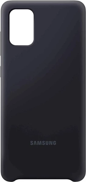 Galaxy A71 ile Uyumlu Silikon Kılıf Siyah EF-PA715TBEGWW - 5