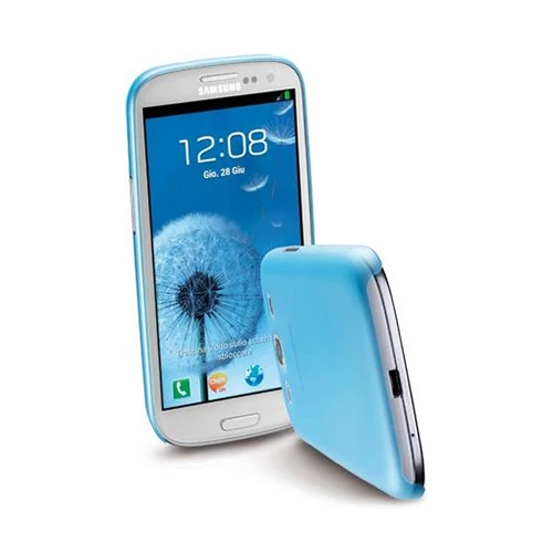 Cellular Line Galaxy S3 ile Uyumlu 035 Silikon Kılıf Mavi 035GALAXYS3B (Out) ürün görseli