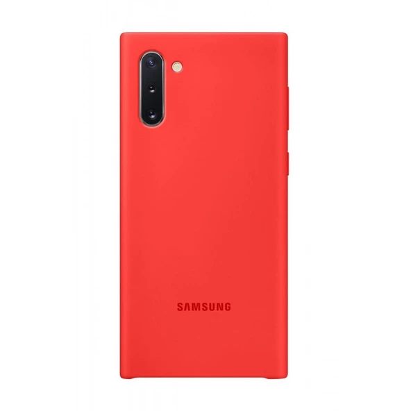 Galaxy Note 10 ile Uyumlu Silikon Kılıf Kırmızı EF-PN970TREGWW - 1