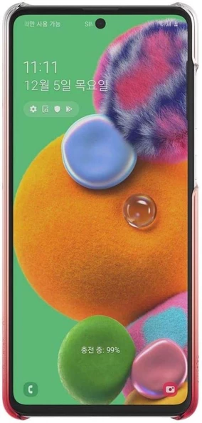 Galaxy A51 ile Uyumlu Koruyucu Kılıf Kırmızı GP-FPA515WSBRW - 3