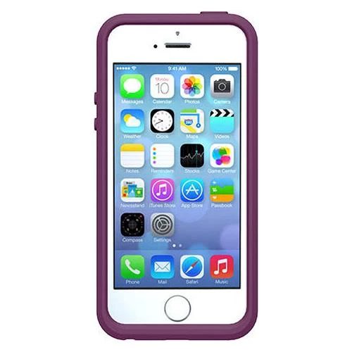 Otterbox iPhone 5S/5 ile Uyumlu Symmetry Kılıf Pembe - 1