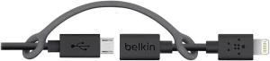 Belkin F8J080bt03-BLK Micro USB Kablo Lightning Dönüştürücülü - 2
