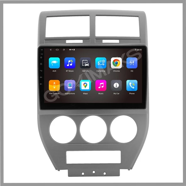 GOVİMAKS JEEP COMPASS 2007-2009 6 GB RAM 128 GB HAFIZA ANDROID MULTIMEDIA TEYP - 9