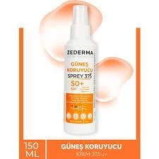 Zederma Güneş Koruyucu Sprey Ultra Uzun UVA Koruması Su ve Tere Dayanıklı SPF50+ 150 ml