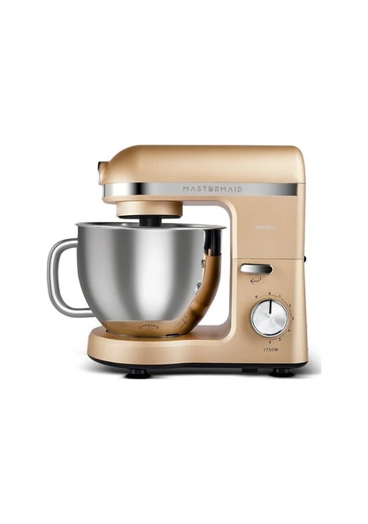Karaca Mastermaid Chef Pro Çift Kollu 1750 W 5 lt Mineral Gold Stand Mikser - 2