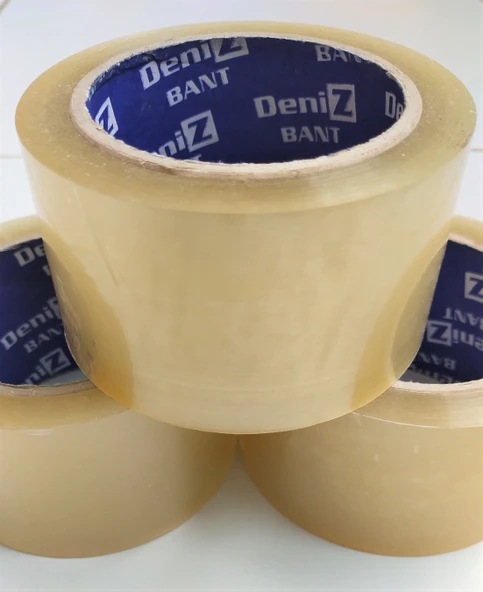 Şeffaf Süper Yapışkanlı Kopmayan Koli Bandı 60 Mm X 100mt (3 ADET)