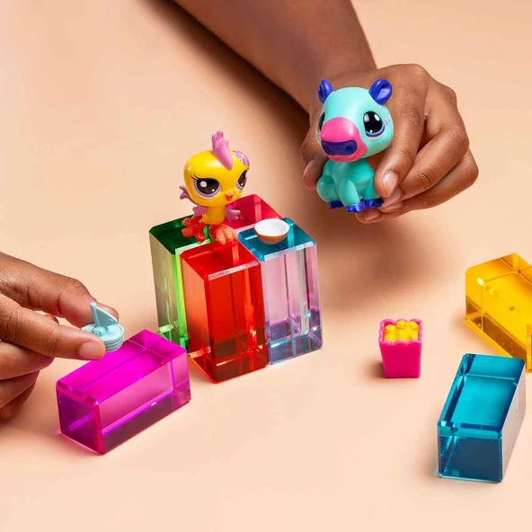Littlest Pet Shop Minişler 2’li Figür Seti S2 - Kapibara Ve Kuş 00585 - 6