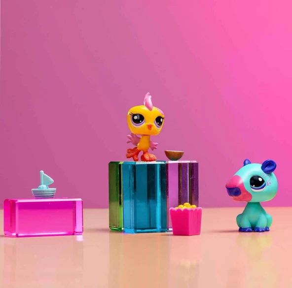 Littlest Pet Shop Minişler 2’li Figür Seti S2 - Kapibara Ve Kuş 00585 - 2