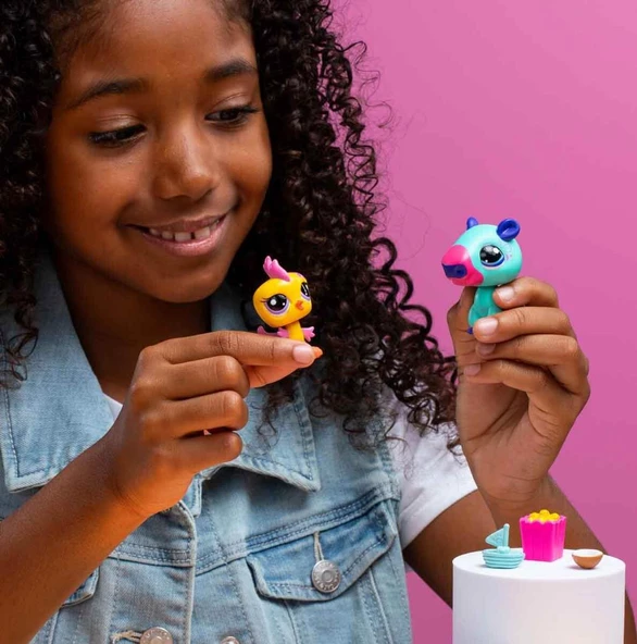 Littlest Pet Shop Minişler 2’li Figür Seti S2 - Kapibara Ve Kuş 00585 - 5