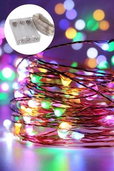 Pilli Dekoratif Peri Led Işık 3 Metre (RGB) Gaming Aydınlatma - 9