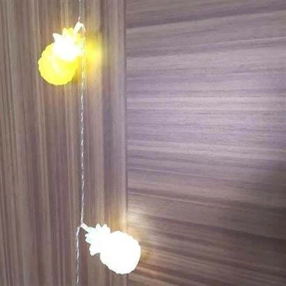 Karışık Renk Dekoratif Ananas Dolama 10’lu Şerit Led Işık Zinciri - 7