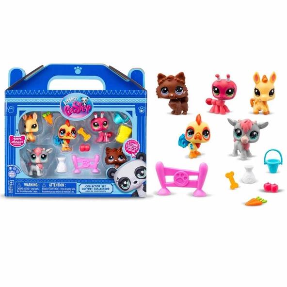 Littlest Pet Shop Minişler 5'li Figür Seti S1 - Minişler Çiftlikte 00510