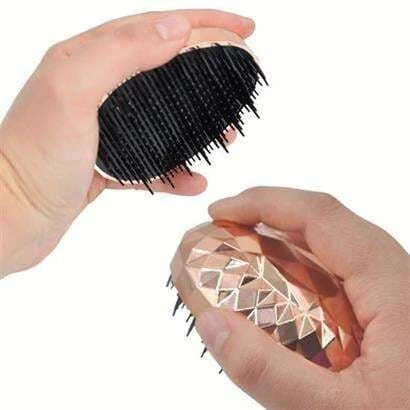 Rose Gold Saç Düzleştirici Tarak Geniş Aralıklı Her Saç Tipine Uygun Fırçalı Saç Düzleştiric - 4