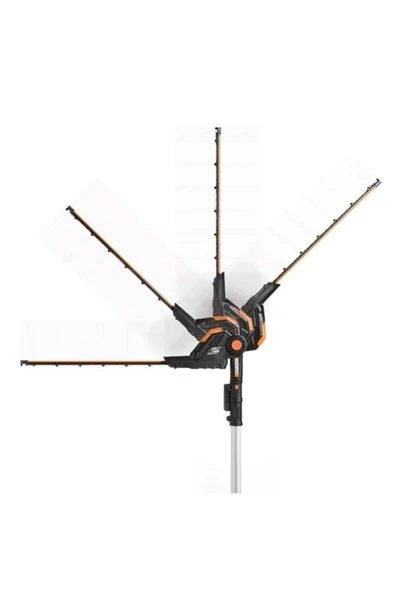 WORX WA0308 WG349E ile Uyumlu 45CM Profesyonel Açı Ayarlı Çit Budama Aparatı, Başlığı - 8