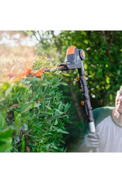 WORX WA0308 WG349E ile Uyumlu 45CM Profesyonel Açı Ayarlı Çit Budama Aparatı, Başlığı - 5