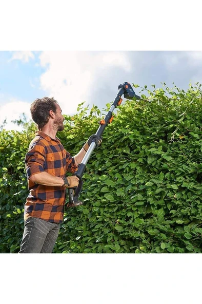 WORX WA0308 WG349E ile Uyumlu 45CM Profesyonel Açı Ayarlı Çit Budama Aparatı, Başlığı - 4