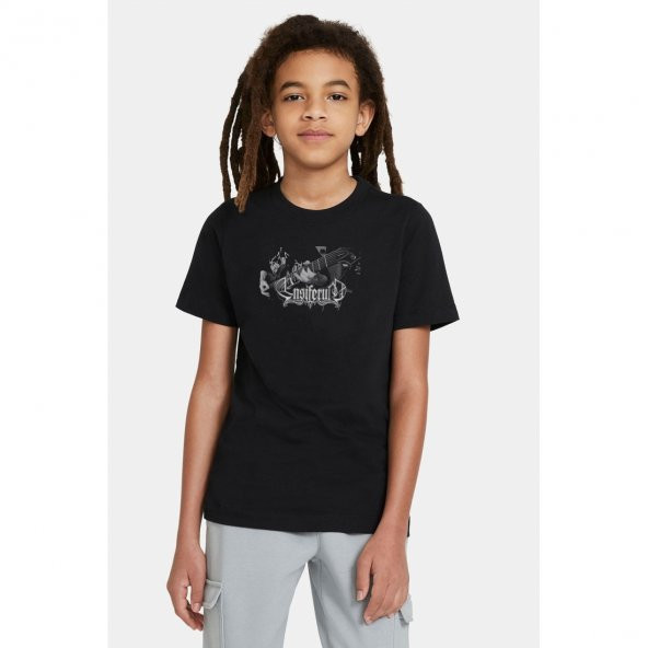 Ensiferum Guardians Of Fate Guitar Cover Baskılı Unisex Çocuk Siyah T-shirt