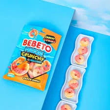Bebeto Freeze Peach Rings 35g New - 8