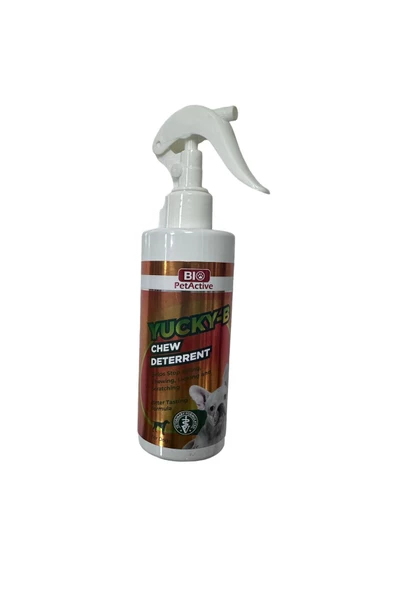 Bio PetActive Bio PetActive Yucky-B Köpekler için Uzaklaştırıcı Sprey, çiğneme, ısırma, tırmalama önleyici