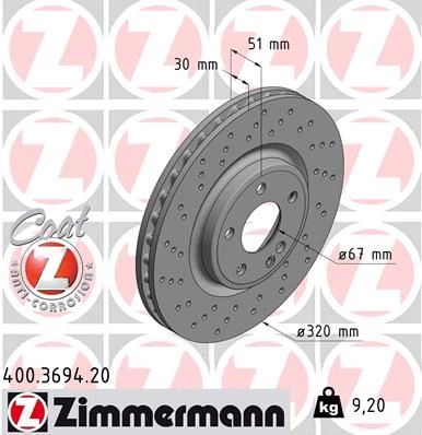 FREN DISKI ON MERCEDES W176 W246 C117 X117 X156