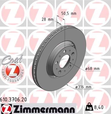 ON FREN DISK AYNA VOLVO S60 I 2.0 T -2.4 00 10 V70 II 2.4 05 08 XC90 I D3 / D5 09 14