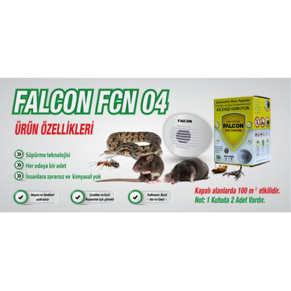 Falcon FCN04 Elektronik Haşere Kovucu 2li
