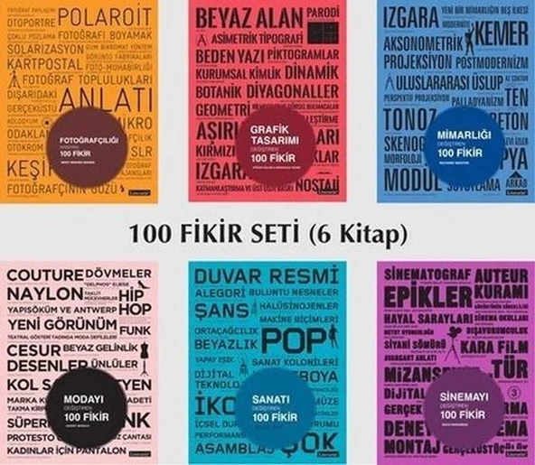 100 Fikir Seti (6 Kitap Takım)