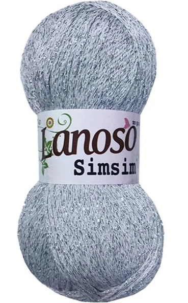 Nusrat Bilişim Çanta Aksesuar Lanoso  Simsim  No: 955 ( Gri Gümüş Sim)