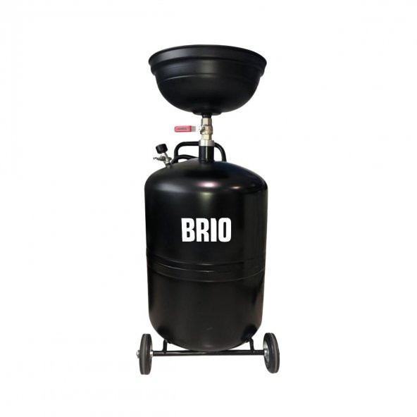 Brio Havalı Yağ Boşaltma Kovası Hunili 80 Lt - 1