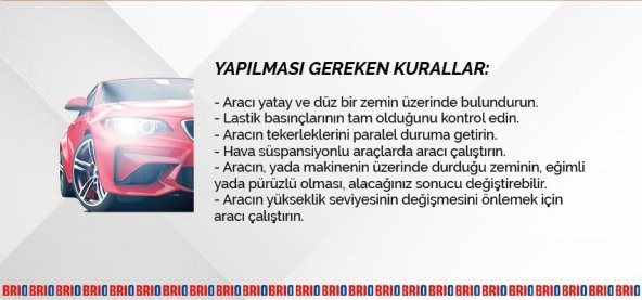 Brio Far Ayar Cihazı Lazerli Dijital Gösterge - 3