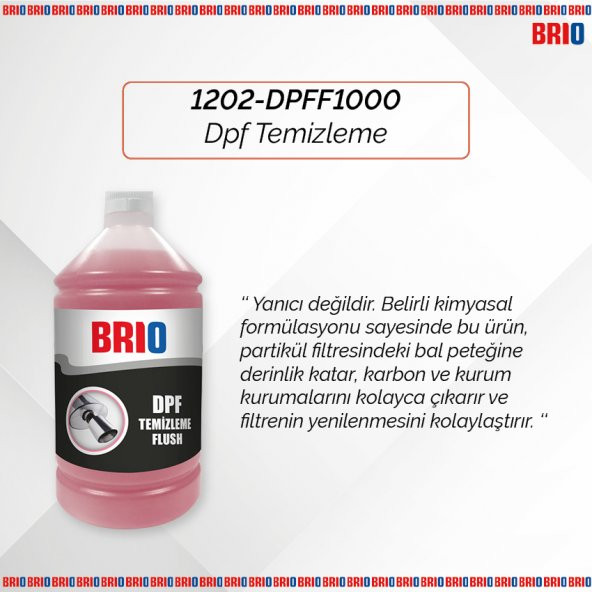 Brio Dpf Dizel Partikül Filtre Temizleme 1 L - 2