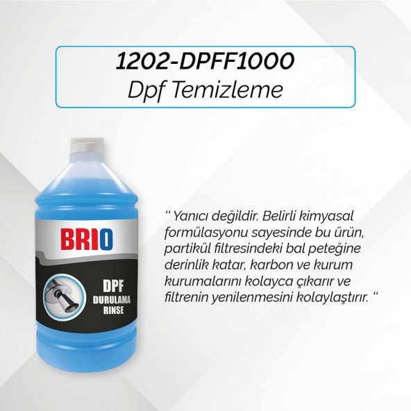 Brio Dpf Dizel Partikül Filtre Durulayıcı 1 L - Resim 2