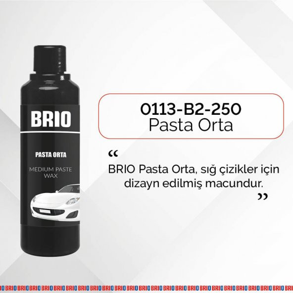 Brio Pasta Orta 250 Ml - Resim 2