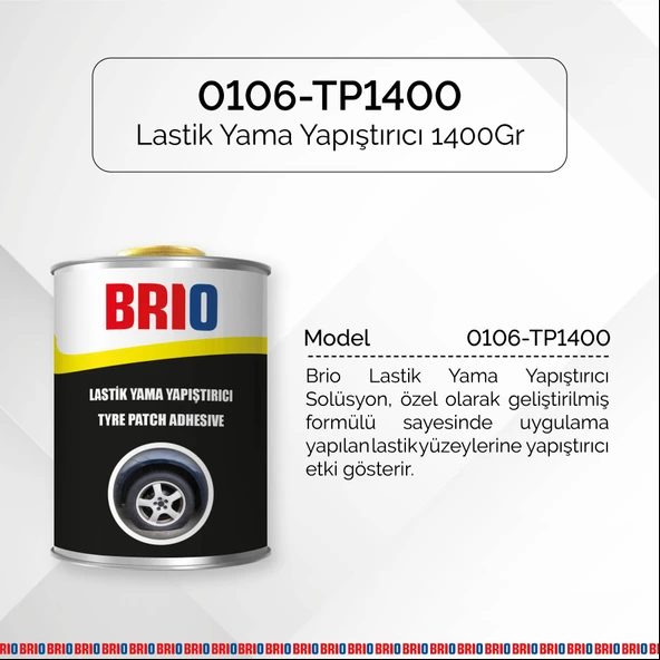 Brio Lastik Yama Yapıştırıcı 1400Gr - 2