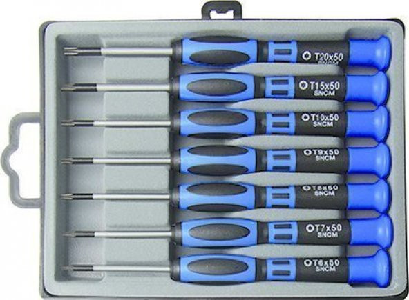 Bgs Elektrikçi Saatçi Tornavida Seti 7 Parça - Resim 2