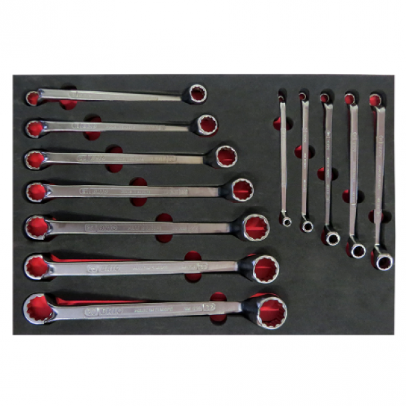 Brio Anahtar Yıldız Set 12 Parça 6X7-30X32 Sünger Yataklı - 2