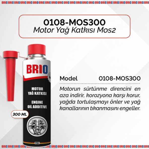 Brio Motor Yağ Katkısı Mos2 300 - 2