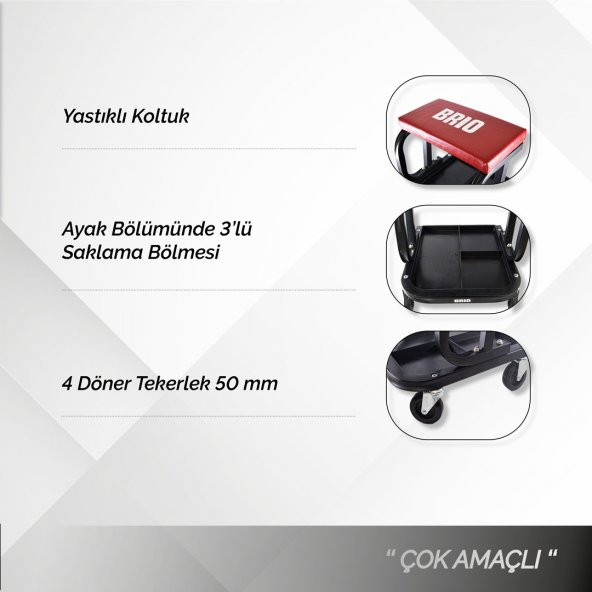 Brio Tamirci Sandalyesi Tamirci Taburesi - 4