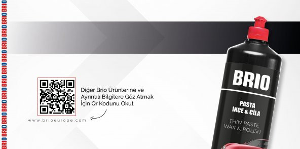 Brio Pasta İnce & Cila 1 Litre Brio Pasta Cila - Resim 6